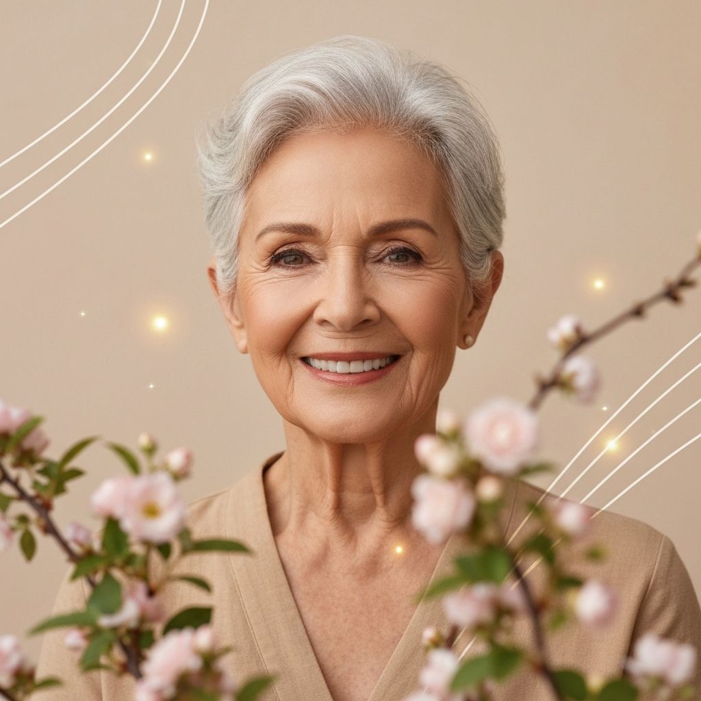 Elegant visualization of cellular vitality and regeneration with soft teal and green luminous cells and healthy mitochondria glowing warmly